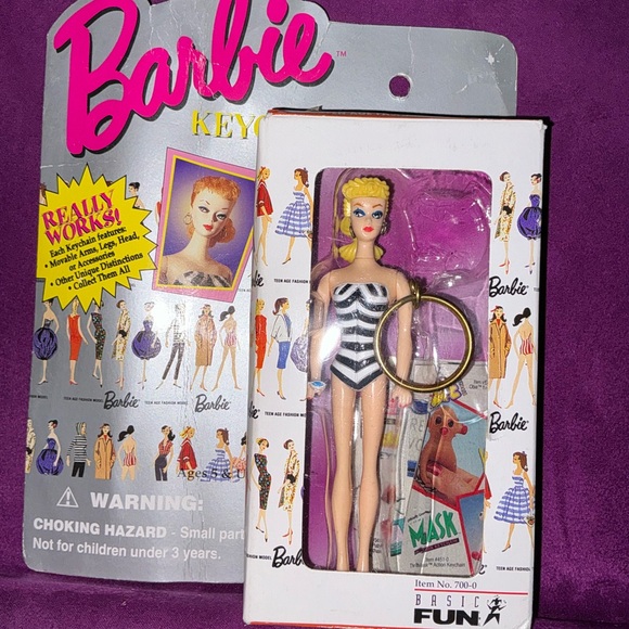 BARBIE Vintage Reproduction Original 1959 Barbie Keychain - Picture 8 of 9